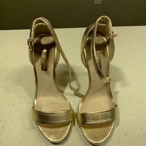 Gold Topshop heels